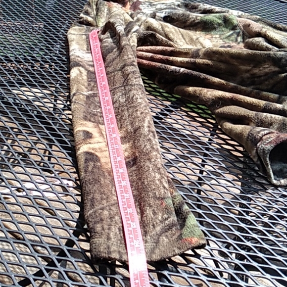 Women's Mossy Oak camo fleece pullover sz M 8-10 - Picture 5 of 10